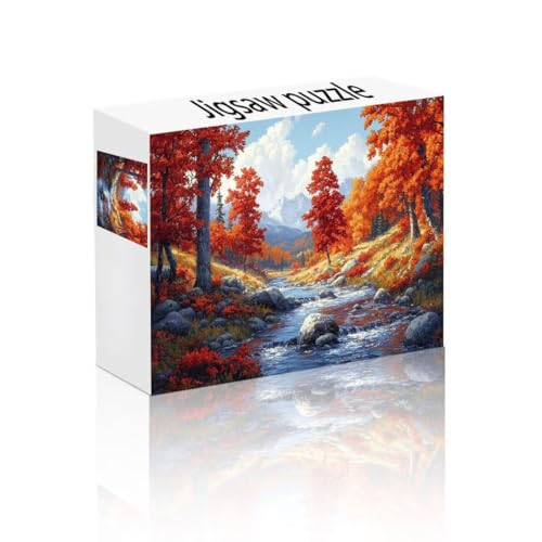 Puzzle Erwachsene 500 Teile Baum, Landschaft Puzzle Lernspiel Herausforderung Schwierigkeit, Vielfältig Bunt Puzzlespiele, Freizeitaktivität Lustige Geschenke Wohndeko für Erwachsene ab 14 Jahren B-8 von Linncen