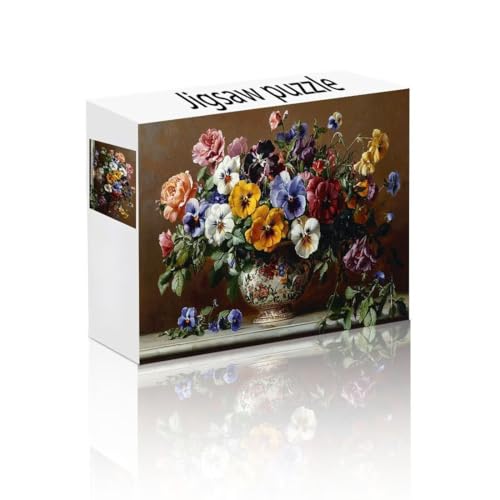 Puzzle Erwachsene 500 Teile Blume, Orchidee Puzzle Lernspiel Herausforderung Schwierigkeit, Vielfältig Bunt Puzzlespiele, Freizeitaktivität Lustige Geschenke Wohndeko für Erwachsene ab 14 Jahren A-0 von Linncen