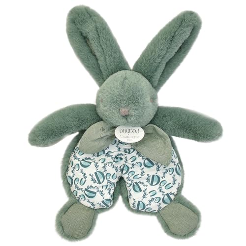 Linnea Kuscheltier Hase, 18 cm, Polyester, Kollektion Hase, Schmusetuch, Salbeigrün von Linnea