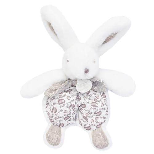 Linnea Kuscheltier Hase, 18 cm, Polyester, Kollektion Hase, Schmusetuch, Weiß von Linnea