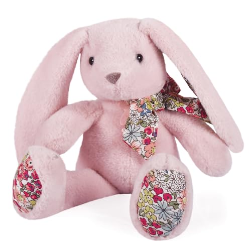 Linnea Plüschtier, 25 cm, Polyester, Kollektion Copains Calins, Hase, Rosa von Linnea