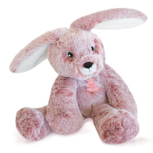 Linnea Plüschtier, 25 cm, aus 100 % Polyester, Kollektion Sweety Schaumstoff, Hase, Rosa von Linnea