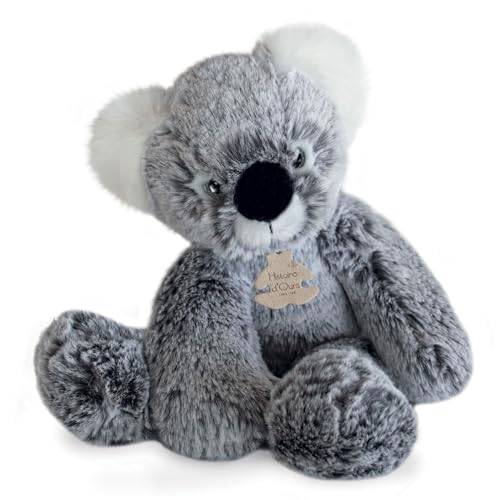 Linnea Plüschtier, 25 cm, aus 100 % Polyester, Kollektion Sweety Schaumstoff, Koala, Grau von Linnea