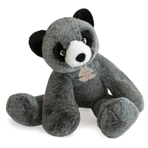 Linnea Plüschtier, 40 cm, aus 100 % Polyester, Kollektion Sweety Schaumstoff, Panda, Grau von Linnea