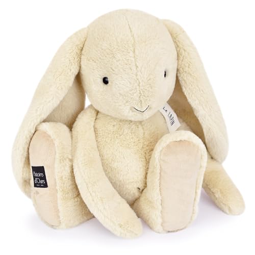 Linnea Plüschtier, Hase, 50 cm, Polyester, Kollektion Le Lapin, Beige, Vanille von Linnea