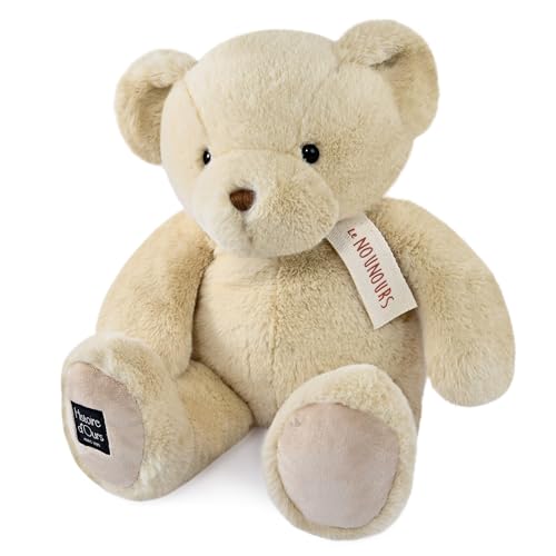 Linnea Plüschtier Bär 28 cm Polyester Kollektion Der Teddybär Beige Vanille von Linnea