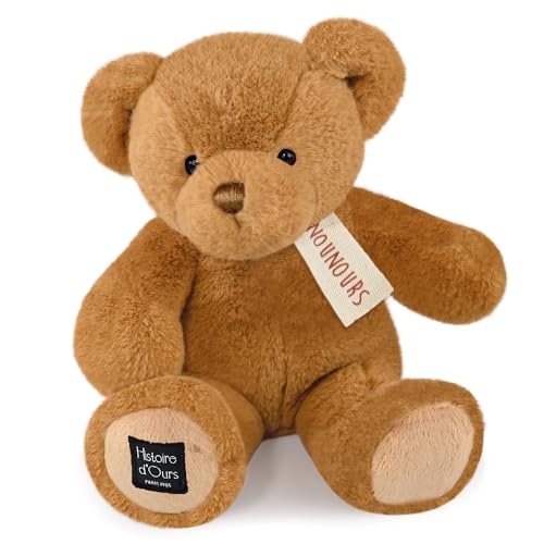 Linnea Plüschtier Bär 28 cm Polyester Kollektion Der Teddybär Braun Haselnuss von Linnea