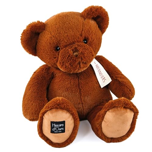 Linnea Plüschtier Bär 40 cm Polyester Kollektion Der Teddybär Braun Cappuccino von Linnea