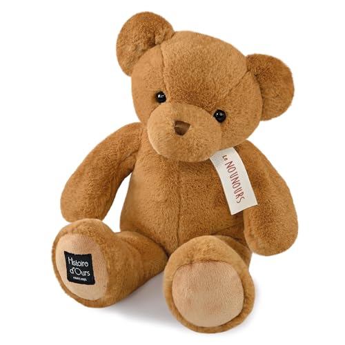 Linnea Plüschtier Bär 40 cm Polyester Kollektion Der Teddybär Braun Haselnuss von Linnea