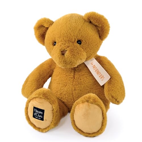 Linnea Plüschtier Bär 40 cm Polyester Kollektion Der Teddybär Gelb Ocker von Linnea