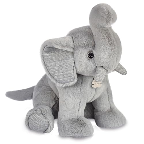 Linnea Plüschtier Elefant 45 cm Polyester Kollektion Preppy Chics Perlgrau von Linnea