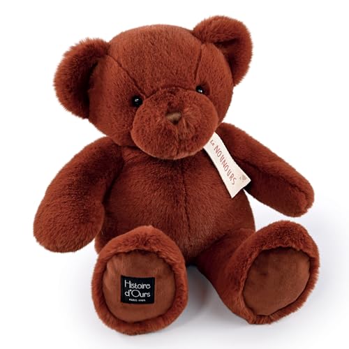 Plüschtier Bär 40 cm Polyester Kollektion Der Teddybär Braun Zimt von Linnea