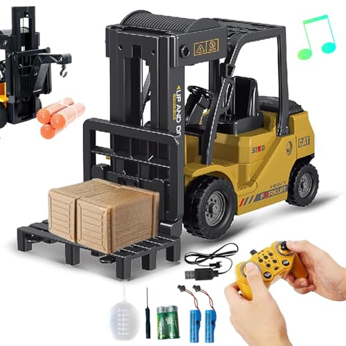 LioMaxi Treppe 1:24 RC Spielzeug Gabelstapler, ferngesteuerter Gabelstapler 2.4GHZ, mit Boxen/Spray Sound und Licht, ferngesteuerter Gabelstapler Spielzeug für Kinder, Geschenk LioMaxi Treppe 1:24 RC Spielzeug Gabelstapler, ferngesteuerter Gabelstapler 2.4GHZ, mit Boxen/Spray Sound und Licht, ferngesteuerter Gabelstapler Spielzeug für Kinder, Geschenk von LioMaxi
