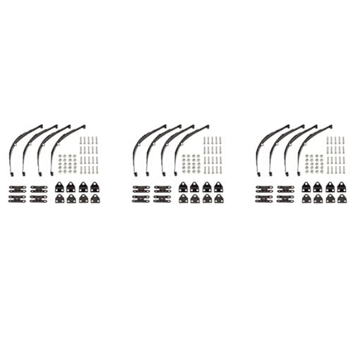 Lioggyet 12 Stück 1/10 Aufhängung für Armbrüste auf Raupen aus Edelstahl für D90 Axial von Lioggyet