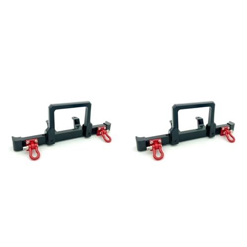 Lioggyet 2X Metall Front StoßStange mit Dem Abschlepphaken für MN D90 D91 D96 MN-90 MN99S 1/12 RC Auto Upgrade Teile ZubehöR,Schwarz Lioggyet 2X Metall Front StoßStange mit Dem Abschlepphaken für MN D90 D91 D96 MN-90 MN99S 1/12 RC Auto Upgrade Teile ZubehöR,Schwarz von Lioggyet