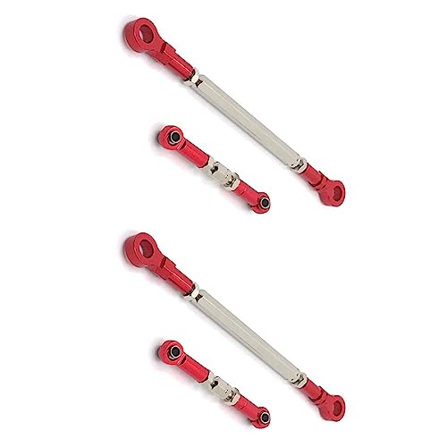 Lioggyet 2X Metall Lenkung Stange Servo Verknüpfung Stange für HB Toys ZP1001 ZP1002 ZP1003 ZP1004 1/10 RC Crawler Auto Upgrade Teile,Rot Lioggyet 2X Metall Lenkung Stange Servo Verknüpfung Stange für HB Toys ZP1001 ZP1002 ZP1003 ZP1004 1/10 RC Crawler Auto Upgrade Teile,Rot von Lioggyet