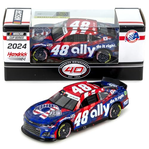 Lionel Racing Alex Bowman 2024 Ally Patriotisches Druckguss-Auto, Maßstab 1:64 von Lionel Racing