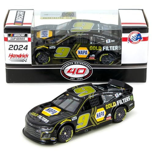 Lionel Racing Chase Elliott 2024 NAPA Gold Filters Druckguss-Auto im Maßstab 1:64 von Lionel Racing