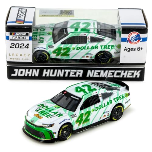 Lionel Racing John Hunter Nemechek 2024 Dollar Tree Diecast Car Maßstab 1:64 von Lionel Racing