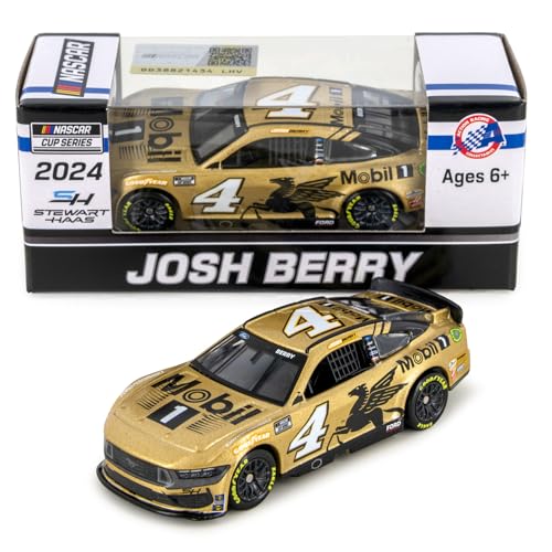 Lionel Racing Josh Berry 2024 Mobil 1 50th Anniversary Gold Diecast Car 1:64 von Lionel Racing