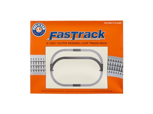 Lionel 612031 FasTrack Outer Passing Loop O Gauge Model Train Expansion Track Pack (-) Bahnstrecke von Lionel