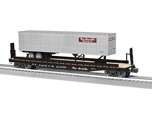 Lionel Rio Grande 50' FLATCAR W. 40' von Lionel