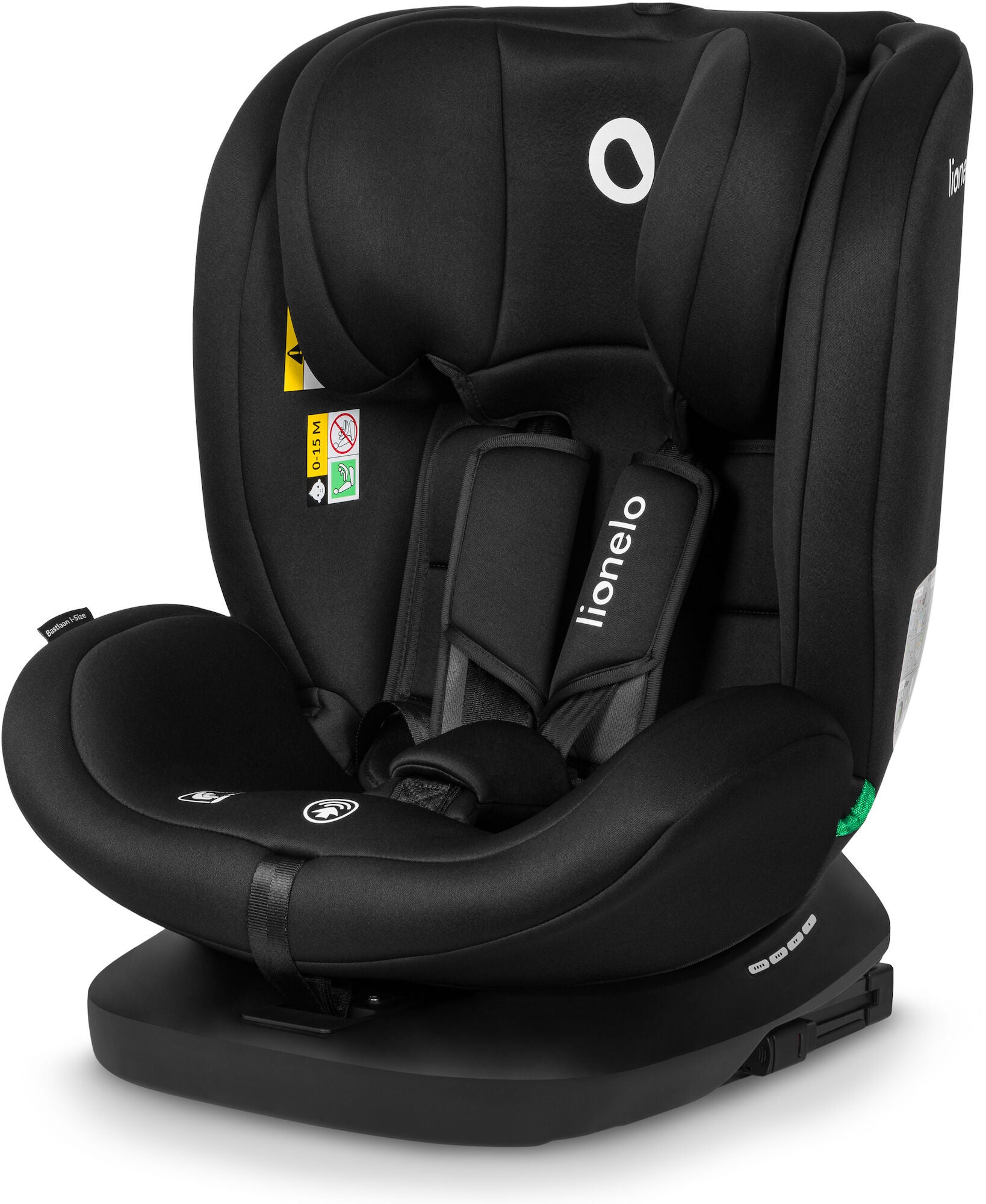 Lionelo BASTIAAN i-Size Kindersitz, Black Grey von Lionelo