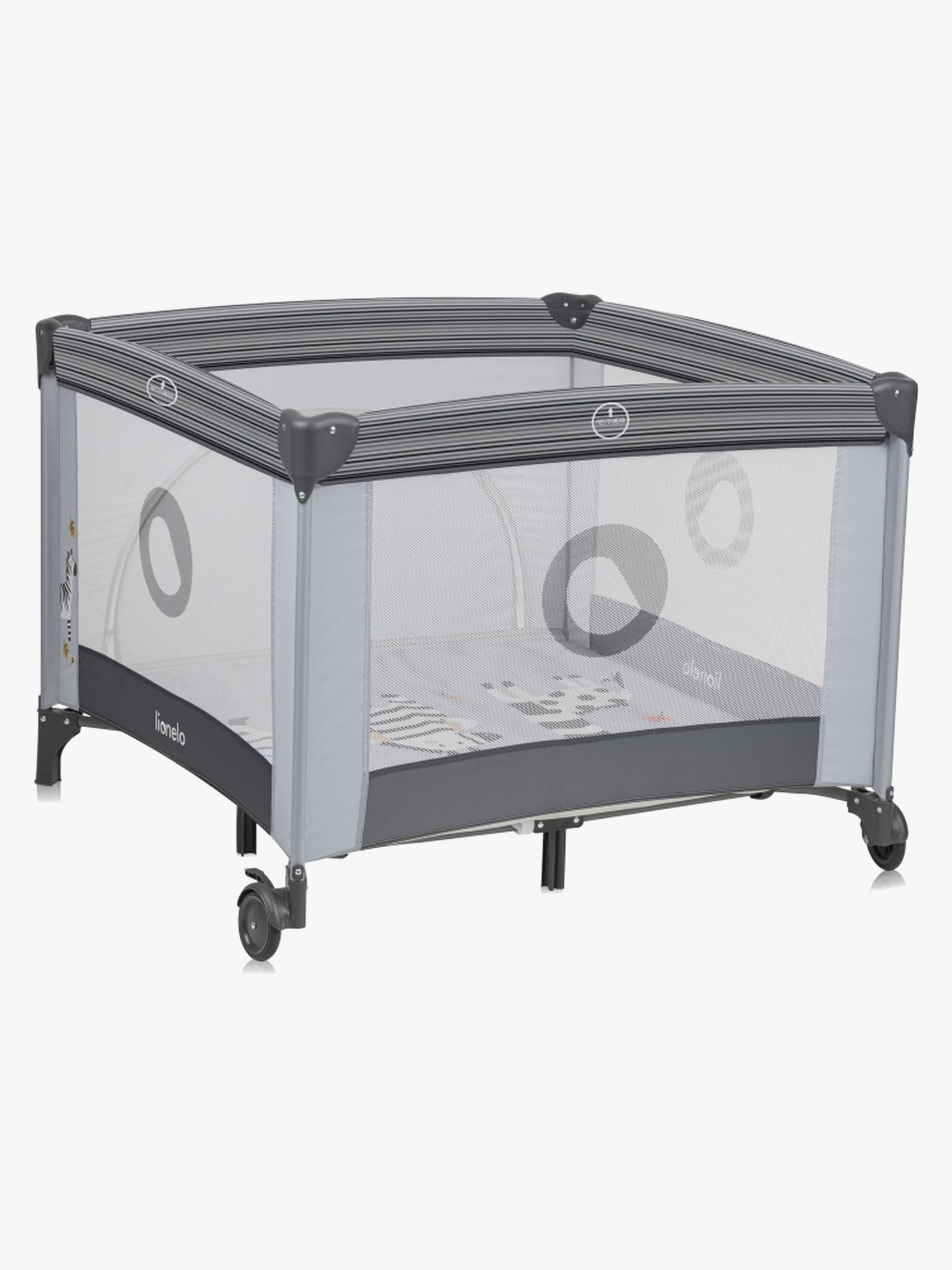 Lionelo BONNIE Laufgitter für Kinder & Babys, Grey Stone Lionelo BONNIE Laufgitter für Kinder & Babys, Grey Stone von Lionelo