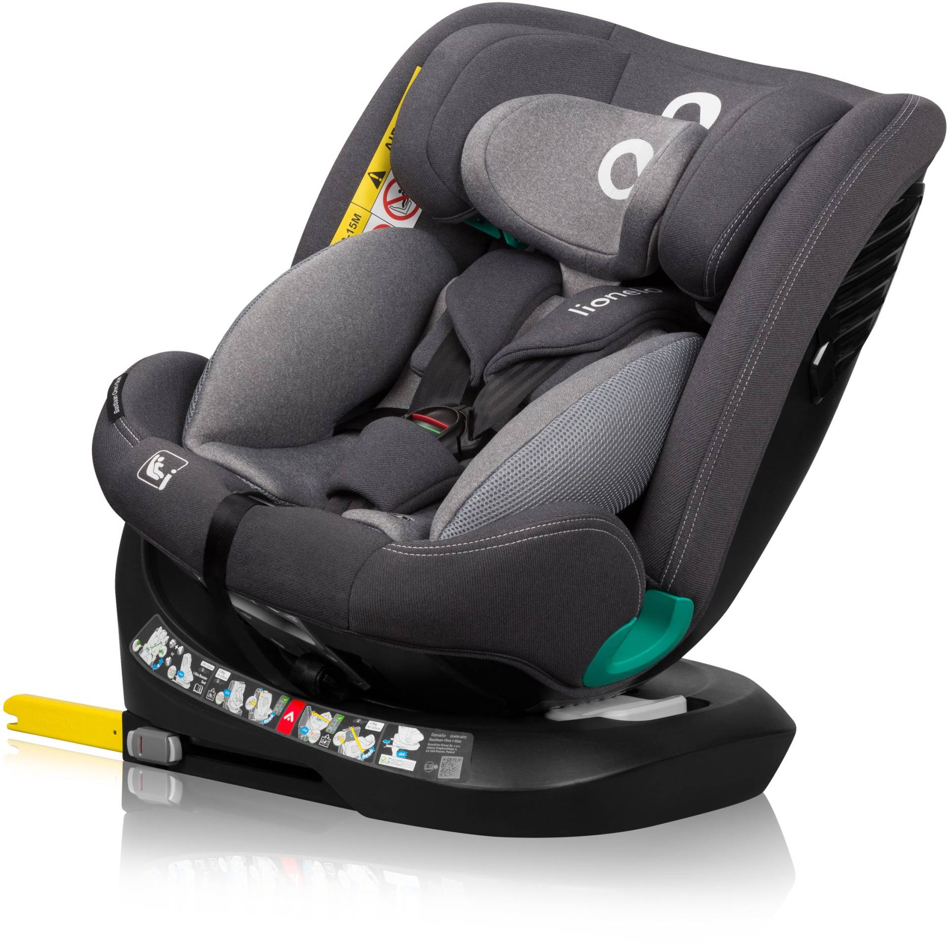 Lionelo Bastiaan One i-Size Kindersitz, Grey Stone von Lionelo