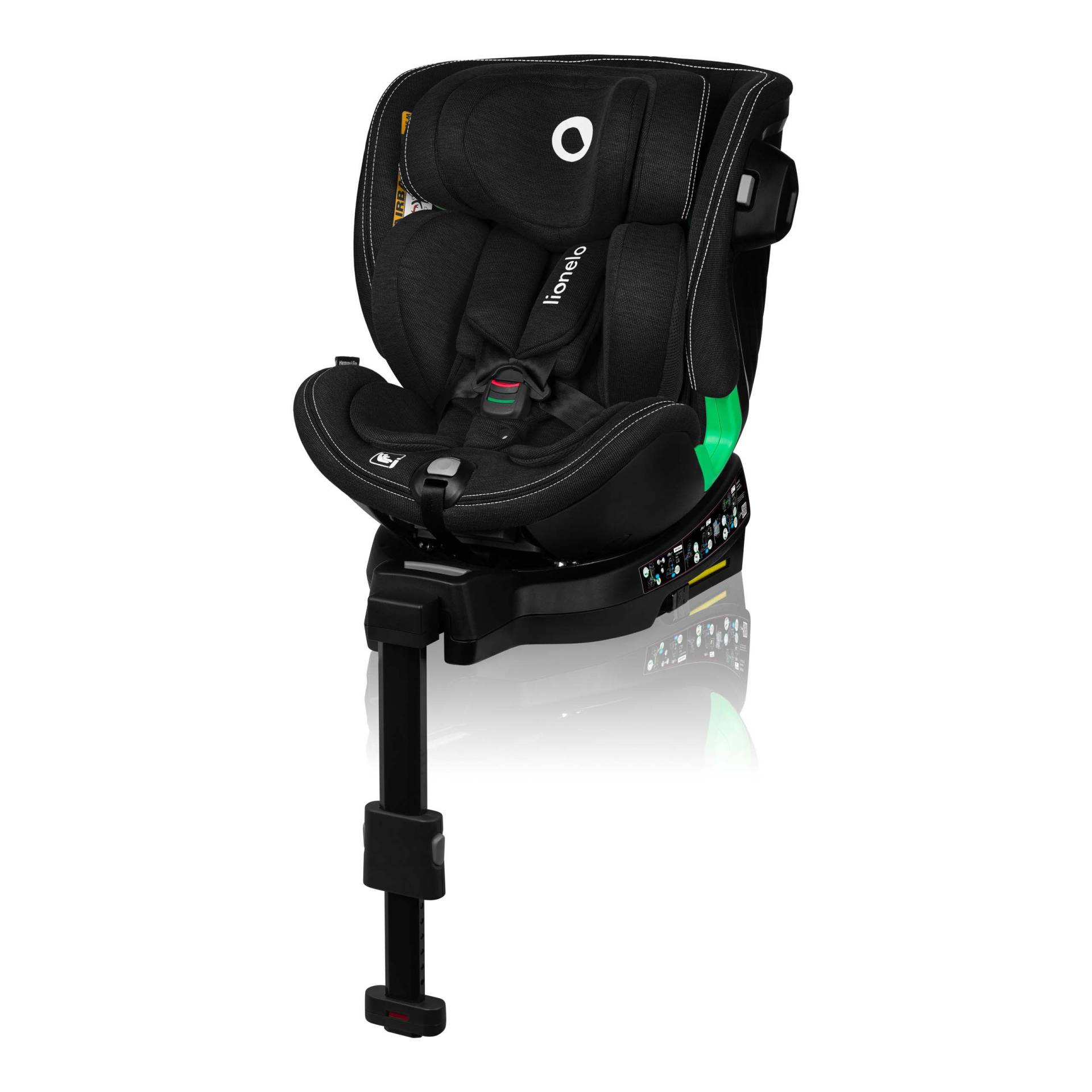 Lionelo Harmony i-Size Kindersitz, Black Carbon Bamboo von Lionelo