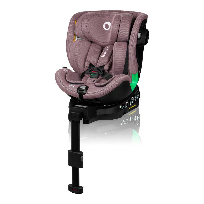 Lionelo Harmony i-Size Kindersitz, Pink Mauve Bamboo von Lionelo