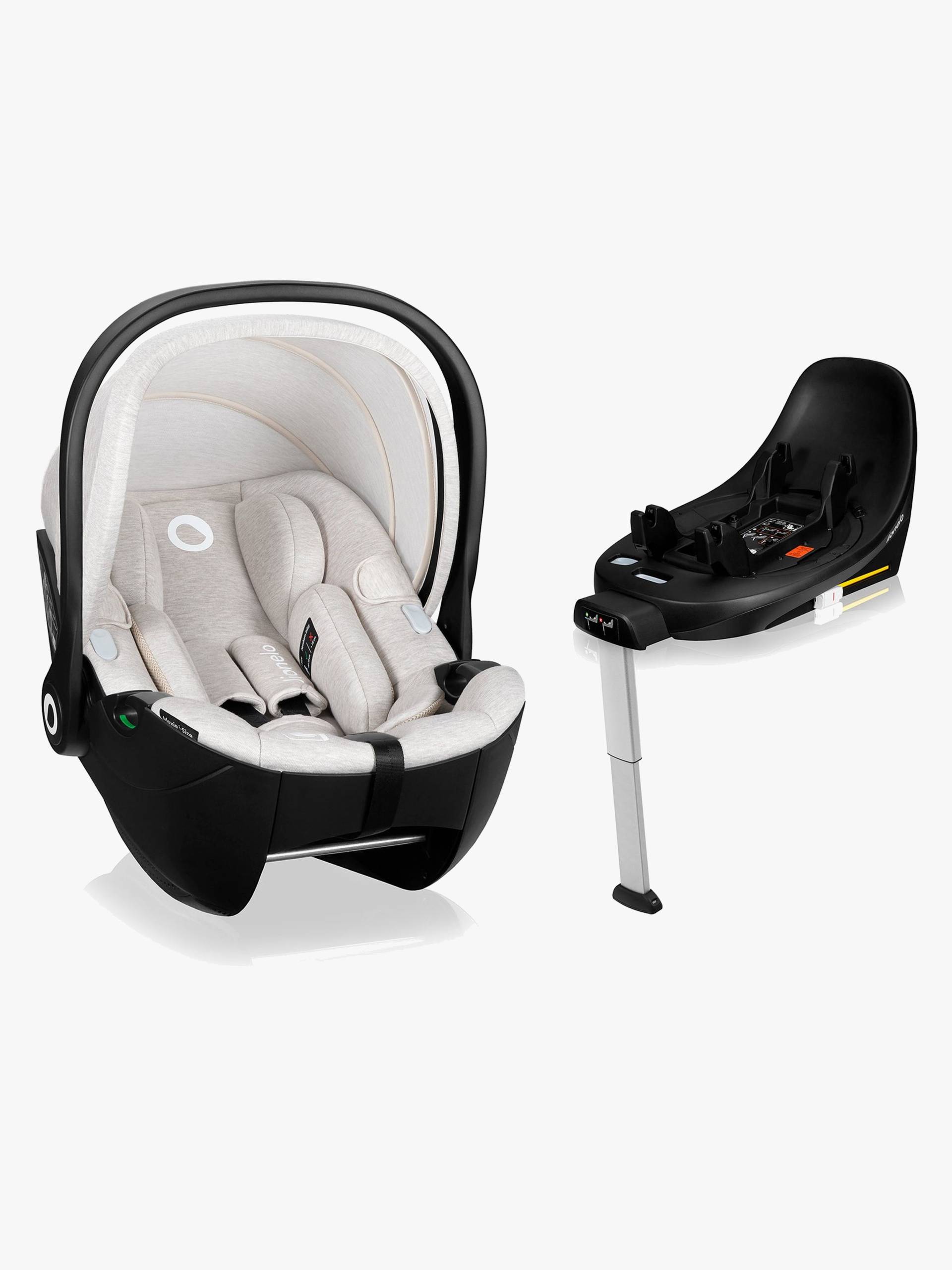 Lionelo Moxie i-Size Babyschale inkl. Basis, Beige Sand Lionelo Moxie i-Size Babyschale inkl. Basis, Beige Sand von Lionelo