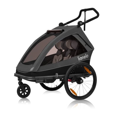 lionelo Fahrradanhänger Cama grey graphite von Lionelo