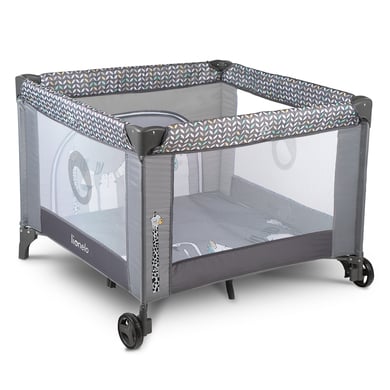 lionelo Laufstall Lene Grey Scandi von Lionelo