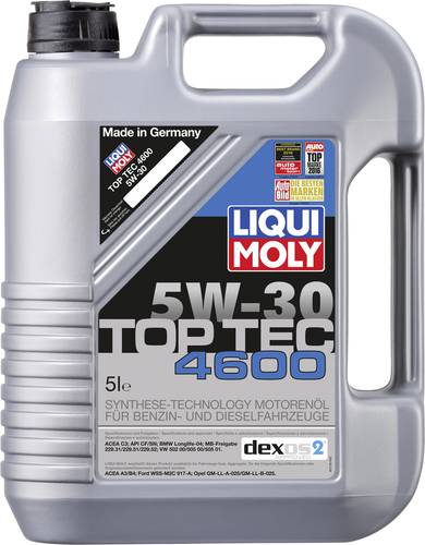 Liqui Moly 5W-30 TOP TEC 4600 3756 Motoröl 5l von Liqui Moly