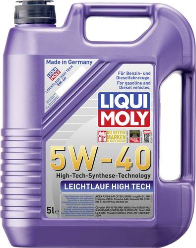 Liqui Moly 5W-40 3864 Motoröl 5l von Liqui Moly