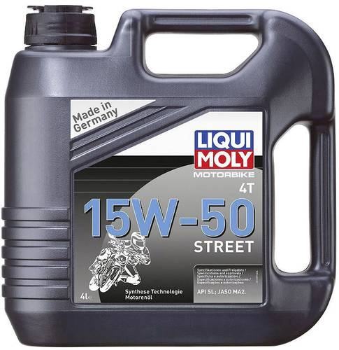 Liqui Moly MOTORBIKE 4T 15W-50 STREET 1689 4-Takt-Motoröl 4l von Liqui Moly