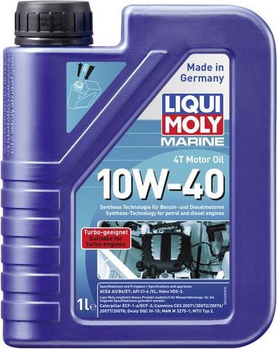 Liqui Moly Marine 4T 10W-40 25012 4-Takt-Motoröl 1l von Liqui Moly