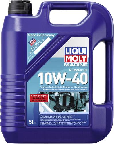 Liqui Moly Marine 4T 10W-40 25013 4-Takt-Motoröl 5l von Liqui Moly