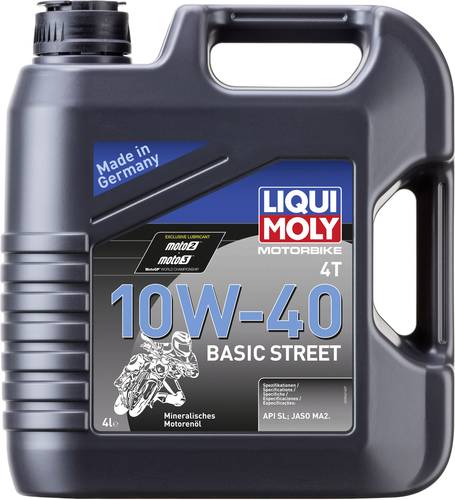 Liqui Moly Motorbike 4T 10W-40 Basic Street 3046 4-Takt-Motoröl 4l von Liqui Moly