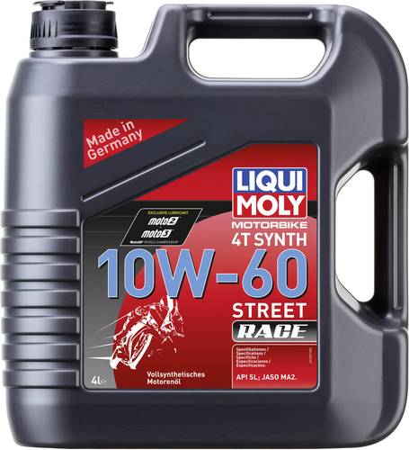 Liqui Moly Motorbike 4T Synth 10W-60 Street Race 1687 4-Takt-Motoröl 4l von Liqui Moly