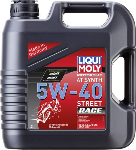 Liqui Moly Motorbike 4T Synth 5W-40 Street Race 1685 4-Takt-Motoröl 4l von Liqui Moly