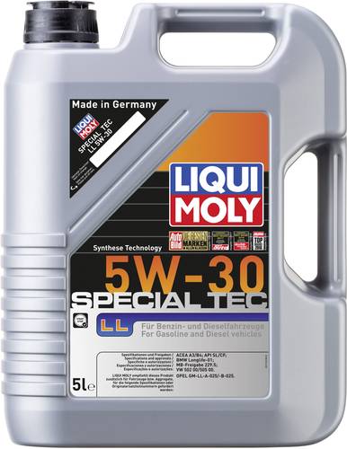 Liqui Moly SPECIAL TEC LL 5W-30 1193 Leichtlaufmotoröl 5l von Liqui Moly