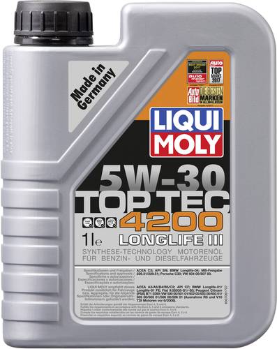 Liqui Moly TOP TEC 4200 5W-30 3706 Leichtlaufmotoröl 1l von Liqui Moly