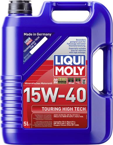 Liqui Moly Touring High Tech 15W-40 1096 Motoröl 5l von Liqui Moly