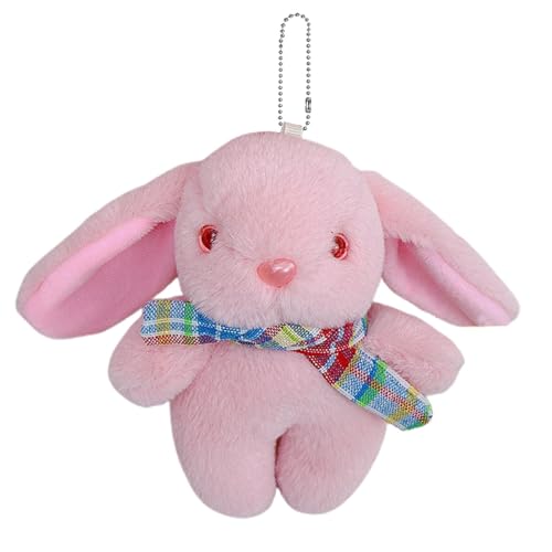 Bunny – Langohriger Osterhase Plüsch-Anhänger aus weichem Plüsch – flauschiger Anhänger für Rucksack-Charm, Valentinstag, Ostern, besondere Anlässe von Liqzirtu