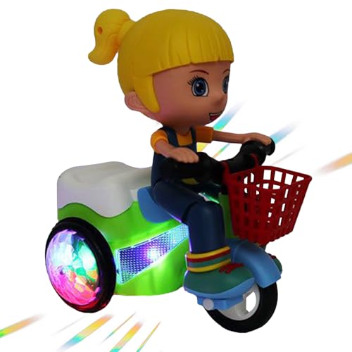 Elektrisches Kinder-Dreirad – Musikalisches Auto mit Coolen Lichtern | 360-Grad Drehbares Spielzeug für Mädchen und jungens | Vorschule, Zuhause, Schule, Reisen Elektrisches Kinder-Dreirad – Musikalisches Auto mit Coolen Lichtern | 360-Grad Drehbares Spielzeug für Mädchen und jungens | Vorschule, Zuhause, Schule, Reisen von Liqzirtu