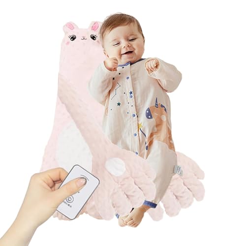 Liqzirtu Automatisches Baby-Handklopfen, Baby-Pattern zum Schlafen | 3 Modi einstellbares Baby-Schlafspielzeug Streicheln - Baby-Schlafhelfer-Spielzeug, Cartoon-Baby-Schlafschnuller-Tier mit von Liqzirtu