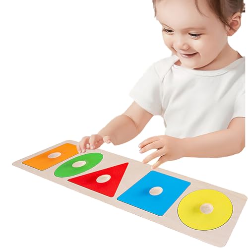 Liqzirtu Mehrfach Formen Lernspielzeug Bunt Robust, Holzpuzzle Kinder -Jumbo | Pädagogisches Puzzle Für Kleinkinder Geometrische Figuren Farben Erkennen Feinmotorik Frühförderung Kindergarten Liqzirtu Mehrfach Formen Lernspielzeug Bunt Robust, Holzpuzzle Kinder -Jumbo | Pädagogisches Puzzle Für Kleinkinder Geometrische Figuren Farben Erkennen Feinmotorik Frühförderung Kindergarten von Liqzirtu