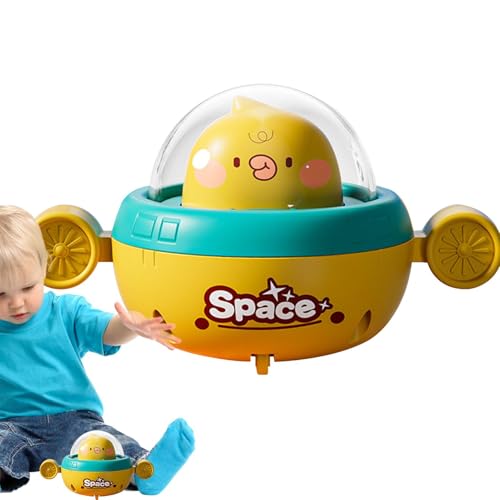 Liqzirtu Push and Go-Fahrzeuge, Push and Go-Fahrzeuge, Auto-Flugzeugjunge in Form eines Raumschiffs | Spielzeugauto für Kinder, Lernspielzeug mit Tierdesign von Liqzirtu